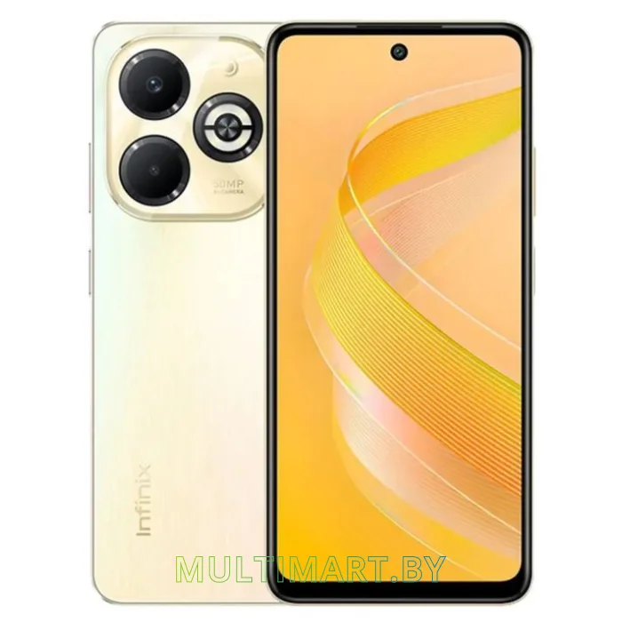 Смартфон Infinix Smart 8 Plus X6526 4GB/64GB (блестящее золото)
